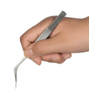 Stainless Steel Eyelash Extension Tweezer Curved Pincet Vetus Makeup Tool
