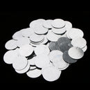 100Pcs 25mm Metal Stickers Design For Non-Magnetic Makeup Pans Suit For Blank Magnetic Makeup Palette with Mixing & Depoting Spatula