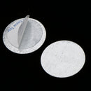 100Pcs 25mm Metal Stickers Design For Non-Magnetic Makeup Pans Suit For Blank Magnetic Makeup Palette with Mixing & Depoting Spatula