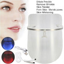 Red/ Blue LED Light Photon Face Mask Rejuvenation Skin Wrinkles Acne Removal