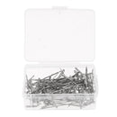 100/Set 1.5 inch Length T-Pins Needle For Fixing Wig/Hair Weft/Hair Extension/Dress Form - Silver