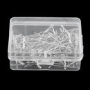 100/Set 1.5 inch Length T-Pins Needle For Fixing Wig/Hair Weft/Hair Extension/Dress Form - Silver