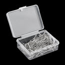 100/Set 1.5 inch Length T-Pins Needle For Fixing Wig/Hair Weft/Hair Extension/Dress Form - Silver