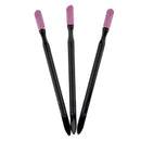 3 Pcs Nail Cuticle Remover Pen Pusher Trimmer Buffer Quartz Stone Scrub Pen