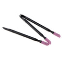 3 Pcs Nail Cuticle Remover Pen Pusher Trimmer Buffer Quartz Stone Scrub Pen