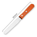 Straight Stainless Steel Waxing Spatula Metal Wax Mixing Applicator with Wood Handle Body Eyebrow Hair Removal Tool