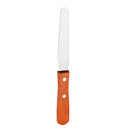 Straight Stainless Steel Waxing Spatula Metal Wax Mixing Applicator with Wood Handle Body Eyebrow Hair Removal Tool