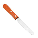 Straight Stainless Steel Waxing Spatula Metal Wax Mixing Applicator with Wood Handle Body Eyebrow Hair Removal Tool