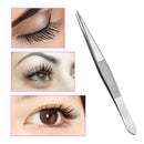 Professional Straight Fine Point Tweezers Eyelash Extension Stainless Steel Makeup Tools