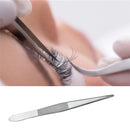 Professional Straight Fine Point Tweezers Eyelash Extension Stainless Steel Makeup Tools