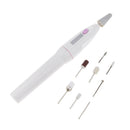 Electric Nail Drill Manicure & Pedicure Polish Tool Set: 9 Bits Heads for Buffing, Grooming, and Polishing of Nails at Home/Salon