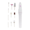Electric Nail Drill Manicure & Pedicure Polish Tool Set: 9 Bits Heads for Buffing, Grooming, and Polishing of Nails at Home/Salon