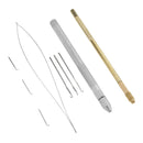 Aluminum Crochet Hooking Ventilating Latch Pulling Hook Needles And Holders