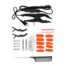 Pre-Bonded Hair Extensions Fusion Keratin Heat Iron Connector Wand Apply EU