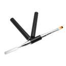 1Pcs Dual Ended Beauty Stainless Spatula Nail Art Brush for Acrylic UV Gel Polish Nail Design Salon Manicure DIY