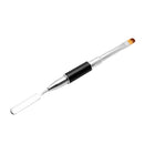 1Pcs Dual Ended Beauty Stainless Spatula Nail Art Brush for Acrylic UV Gel Polish Nail Design Salon Manicure DIY
