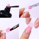 1Pcs Dual Ended Beauty Stainless Spatula Nail Art Brush for Acrylic UV Gel Polish Nail Design Salon Manicure DIY