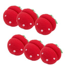 6x Soft Sponge Ball Curlers Cute Strawberry Hair Roller Lovely DIY Hair Tool