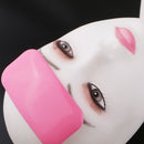 Eyelash Extension Loose Lash Glue Stand Holder Pink Silicone Pad Extensions