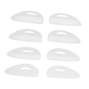 4 Pairs Silicon Eyelash Lift Perm Curler Pad/Shield/Rods with Embedded Ridge S,M,L,LL