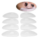 4 Pairs Silicon Eyelash Lift Perm Curler Pad/Shield/Rods with Embedded Ridge S,M,L,LL
