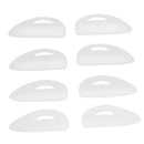 4 Pairs Silicon Eyelash Lift Perm Curler Pad/Shield/Rods with Embedded Ridge S,M,L,LL