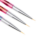 3 Pieces Nails Art Liner Design Decoration Pen Brushes Kit Painting Drawing