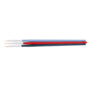 3 Pieces Nail Art Liner Brush UV Gel Painting Nail Design Pen Set Durable Wood Handle