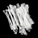 Wholesale 50pcs Elastic Cold Perm Salon Hair Roller Hair Styling Sticks Rubber Band