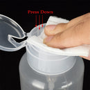 200ml Makeup&Nail Art Tips Cleaning Empty Dispenser Manicure Acrylic Remover Pump Container Bottle