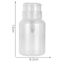 200ml Makeup&Nail Art Tips Cleaning Empty Dispenser Manicure Acrylic Remover Pump Container Bottle