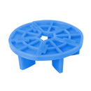 5Pcs Round Removble Plastic Nail Tips Stand Set Salon Nail Art Display Holder Set - Blue