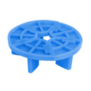 5Pcs Round Removble Plastic Nail Tips Stand Set Salon Nail Art Display Holder Set - Blue