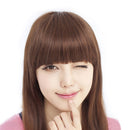 Fashion Straight Hair Bangs Clip in Hair Extensions 1 piece (Brown) Human Hair (clip bangs, Air Bangs)