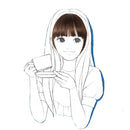 Fashion Straight Hair Bangs Clip in Hair Extensions 1 piece (Brown) Human Hair (clip bangs, Air Bangs)