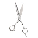 Professional Hair Cutting Scissors - Light weight Sharp Shears - 6.5" Stainless Steel - Silver