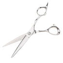 Professional Hair Cutting Scissors - Light weight Sharp Shears - 6.5" Stainless Steel - Silver