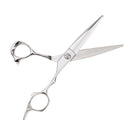 Professional Hair Cutting Scissors - Light weight Sharp Shears - 6.5" Stainless Steel - Silver