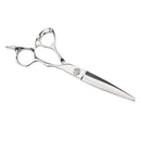 Professional Hair Cutting Scissors - Light weight Sharp Shears - 6.5" Stainless Steel - Silver