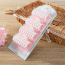 4 Pieces Hair Bangs Roller Hair Curling Curler Clip DIY Home Salon W/ Clamp