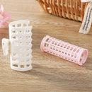 4 Pieces Hair Bangs Roller Hair Curling Curler Clip DIY Home Salon W/ Clamp