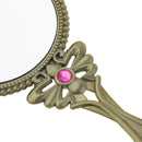 Vintage Style Antique Butterfly Style Design Mirror Bronze Handheld Makeup Mirrors Cosmetics