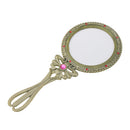 Vintage Style Antique Butterfly Style Design Mirror Bronze Handheld Makeup Mirrors Cosmetics