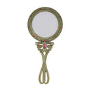 Vintage Style Antique Butterfly Style Design Mirror Bronze Handheld Makeup Mirrors Cosmetics