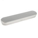 Empty Case,3pcs Rectangular Metal Empty Hinged Tins Containers Basic Necessities Home Storage Organizer