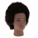 Cosmetology Afro Mannequin Head W/ Real Hair For Braiding Cutting Practice