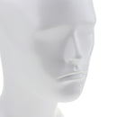 Fiberglass Male Wigs Display Mannequin Head Stand Model White,Showcase Headset Scarves Jewelry Display