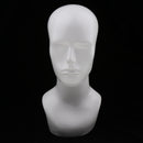 Fiberglass Male Wigs Display Mannequin Head Stand Model White,Showcase Headset Scarves Jewelry Display