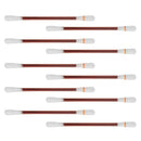 10 Pieces Double Ended Iodophor Cotton Swabs Applicators Plastic Sticks Set