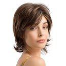 Natural Curly Pixie Cut Layered Wig For Women Human Hair With Side Fringe